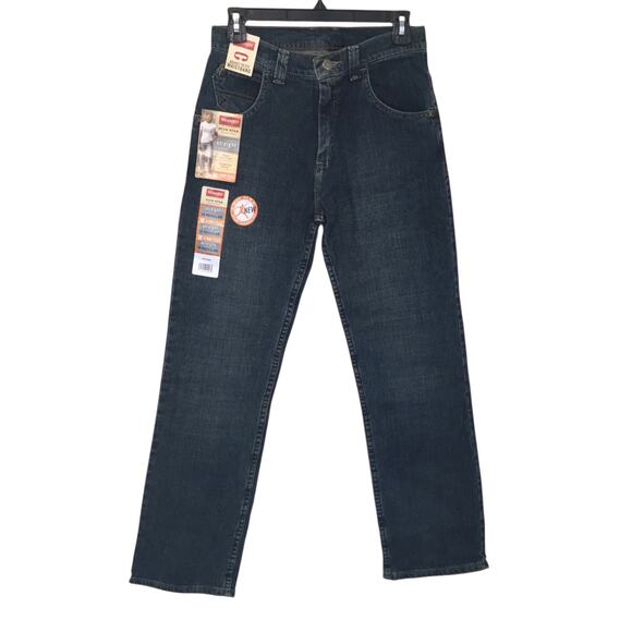 Wrangler Boys Jeans Size 16 Regular Straight 4-Way Flex NWT - Picture 1 of 7